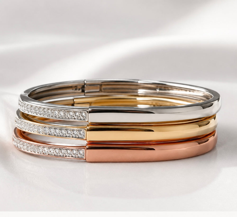 TIFF Collection Bangle on a neutral background